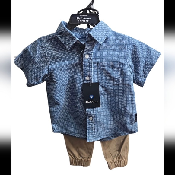 Bundle Lot Baby Boys Short Sleeve Shirts Size 12 Months - Picture 2 of 10